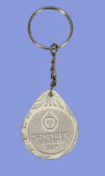 Simple Embossed Key Ring