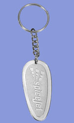 Simple Embossed keychains