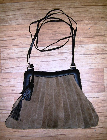 Black Leather Clutch