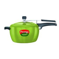 Prestige Apple - 5 Liter Stainless Steel, Green | Fast Cooking, Safety Features, Elegant Design