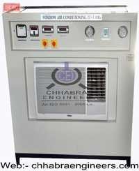 Window Air Conditioning Test Rig - Stainless Steel, 3-4 Foot Height, White And Black Color | 50 Watt Power, Industrial Use, Voltage 220-240 Volt