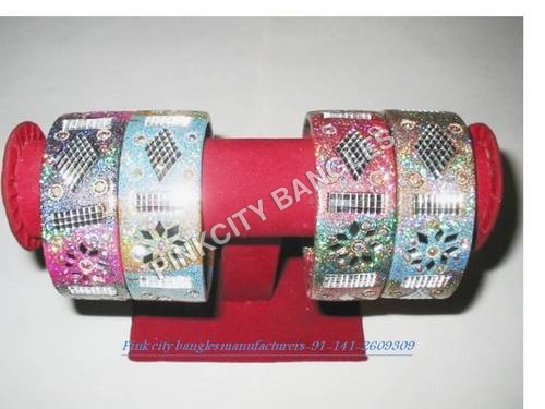 Kada - Metal Alloy, 60-70 mm Diameter, Multicolor | Stylish Design, Durable, Comfortable Fit, Lacquered Finish