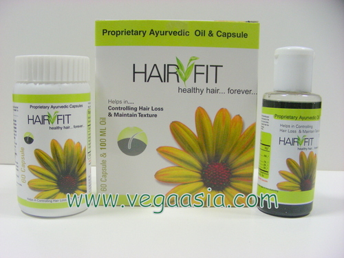 Herbal Anti Hairfall Capsules and Hair Oil