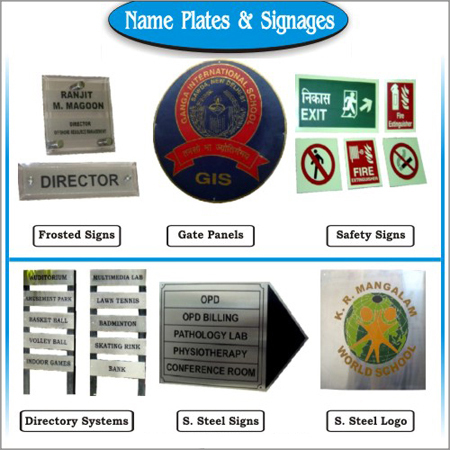 Metallic Signage