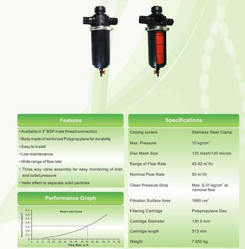 T Type Disc filter