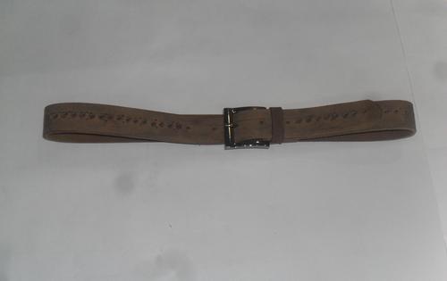 Leather Belts - Genuine Leather 100-130cm Brown, Durable Material, Classic Design, Reliable Fastening
