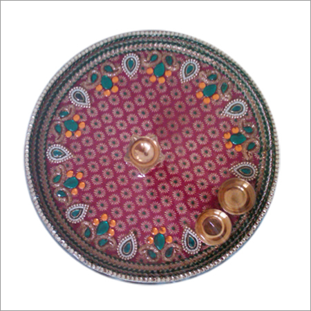 Round Pooja Thali