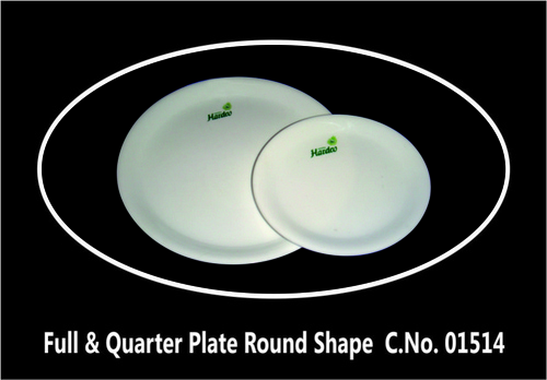 Full And Quarter Plate Round
