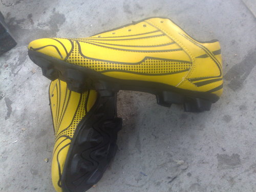 Yellow Soccer Shoes