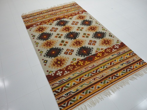 modern handknotted kilim