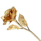 Special Wedding Gift - 18K Gold Foil Open Rose