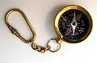 BRASS-NAUTICAL-COMPASS-KEY-CHAIN-1-5-VINTAGE-COLLECTIBLE-MARINE-PROP-GIFT