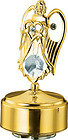 ANGEL AND HEART 24K GOLD PLATED GIFT SWAROVSKI