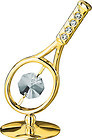 TENNIS-RACKET-SHOW-PIECE-24K-GOLD-PLATED-GIFT-SWAROVSKI-CRYSTALS
