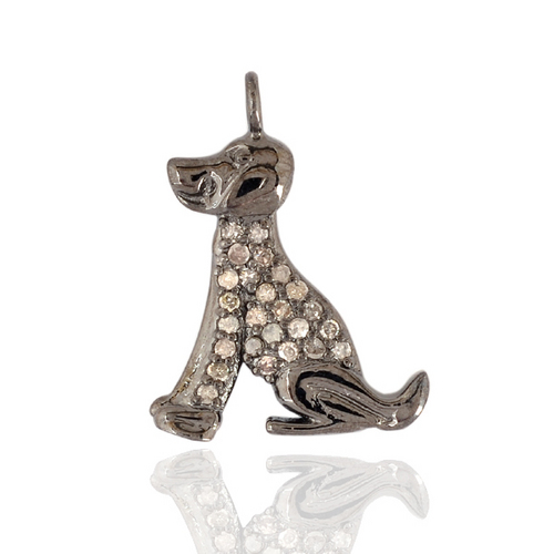 Charm Diamond Pendant 925 Sterling Silver Jewelry Gender: Women