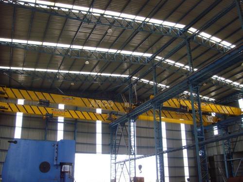 SINGLE GIRDER OVERHEAD CRANE FOR HEAVY FABRICATION