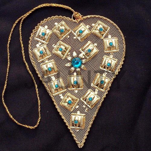 Designer Metal Heart Charms