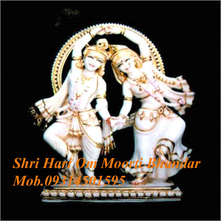 Dancing Radha Krishna Statue