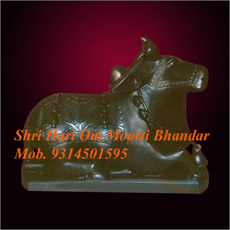 Nandi Black Stone Statue