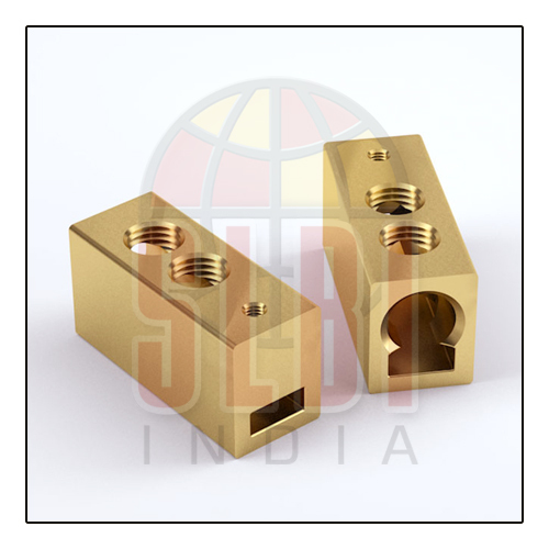 Golden Brass Battery Terminal Connectors