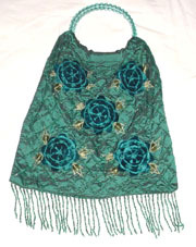 Green Colour Ladies Handbags