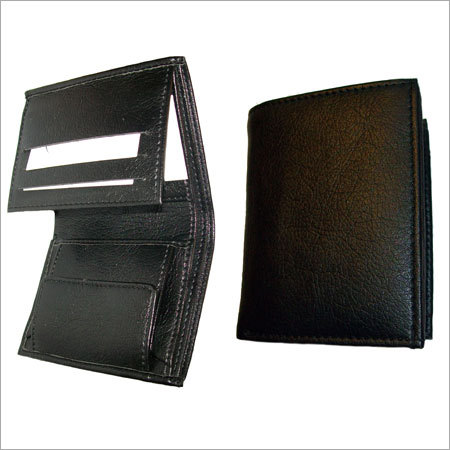 Black Art Leather Wallet