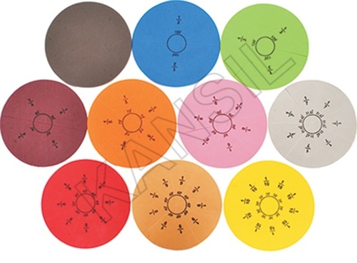 Magnet Fraction Disc With Magnetic Board For Mathematics