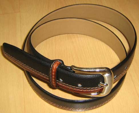Leather Wrap Belt - Genuine Leather, 42 Inches, Black | Metal Buckle, Durable, Stylish, Adjustable Fit