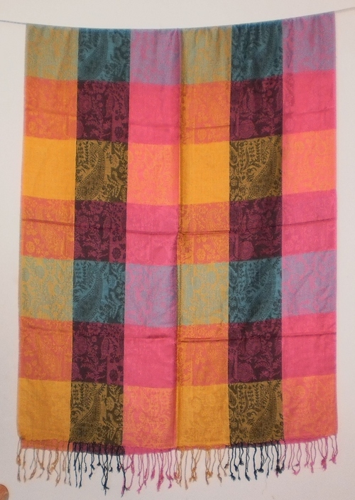 Multicolor Check Stoles
