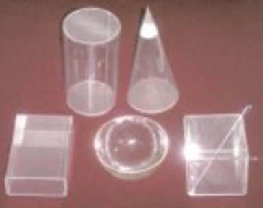 Transparent Acrylic Figures For Mathematics