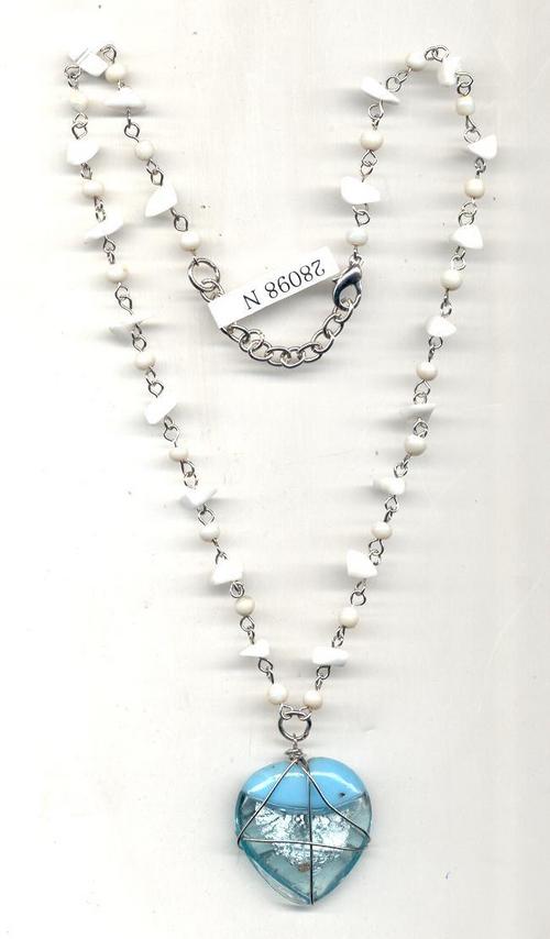 Blue Pendant Necklace