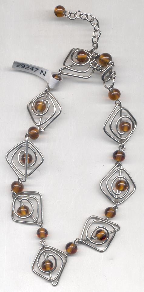 Neutral Beaded Necklace