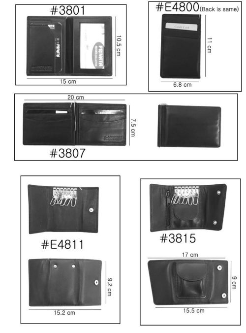 Mens Black Leather Wallet