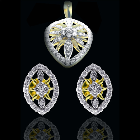 Gold Diamond Pendant Jewelry