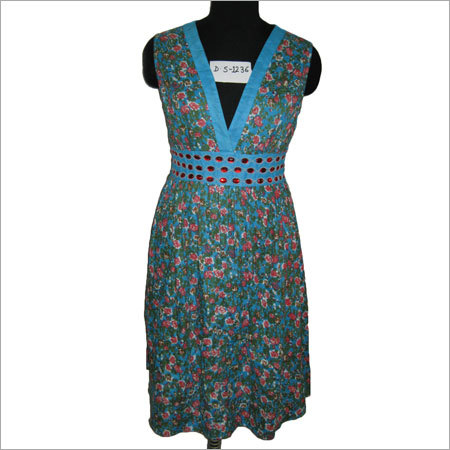 Ladies Deep Neck Dress