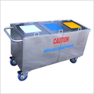 Biomedical Waste Trolley