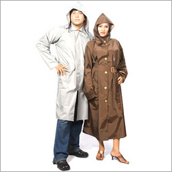 Raincoats - Polyester, Knee-Length, Brown | Button Closure, Attached Hood, Lightweight, Stylish, Durable, Waterproof, Skin-safe
