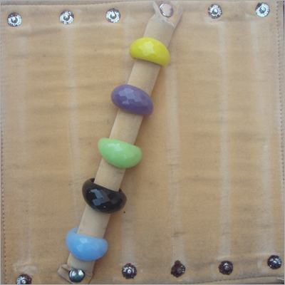 Faceted Glass Rings