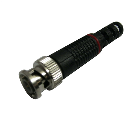 BNC Connector - Brass & Plastic, Silver & Black | Surface Treatment: Painting, Product Type: Connector, Other