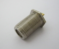 F Connectors - Aluminum Construction, Silver Finish | Reliable Electrical Connection With Mechanical Contact Blades For Industrial Use