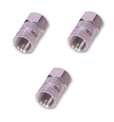 RG 11 Connector - Brass Material, Silver Color | Durable Surface Treatment with Elegant Painting Finish