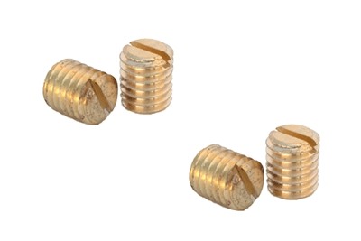 Brass Grub Screw - Quality Tested Brass, Polished Finish, Golden Color | Designed for Industrial Use in Electrical and Mechanical Applications