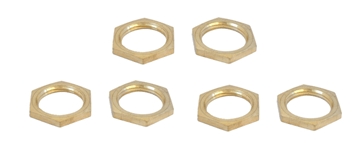 Brass Hex Nuts - Premium Quality Brass, Various Sizes, Polished Golden Finish | Sturdy, Rust Resistant, Durable for Industrial Use