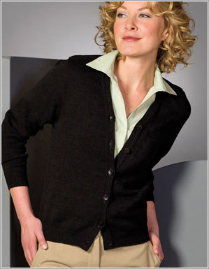 Uniform Sweaters - Acrylic, XS-XXL, Black | Warmth Comfort, Durable Material, Professional Look, Customizable Sizes