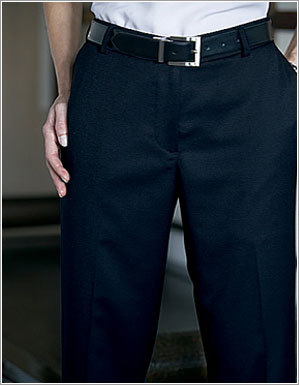 Suit & Dress Pants - Polyester/Cotton, Navy, Various Waist Sizes | Wrinkle-Resistant, Durable Fabric, Comfortable Fit