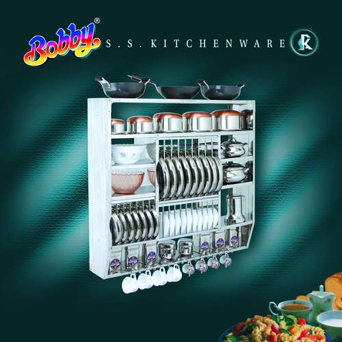 SS Kitchen Stand - 38x42 Inches | Premium Quality Stainless Steel, Long Life, High Shine, Reliable Performance