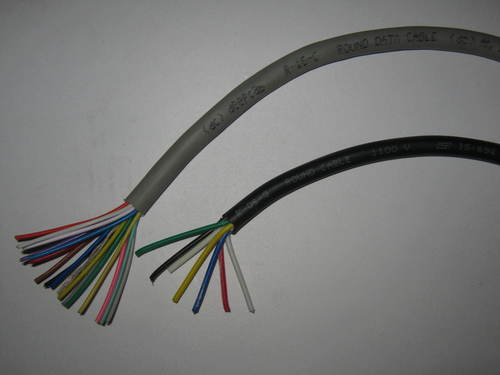 Unarmoured & Multicore Round Cable - Color: Gray And Black