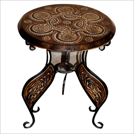Round Handcrafted Table