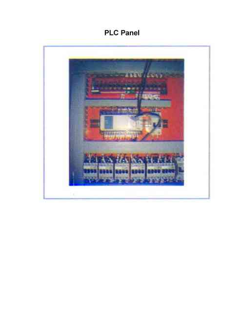 PLC Control Panel