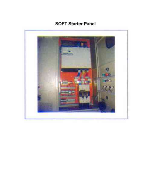 Soft Starter Panel